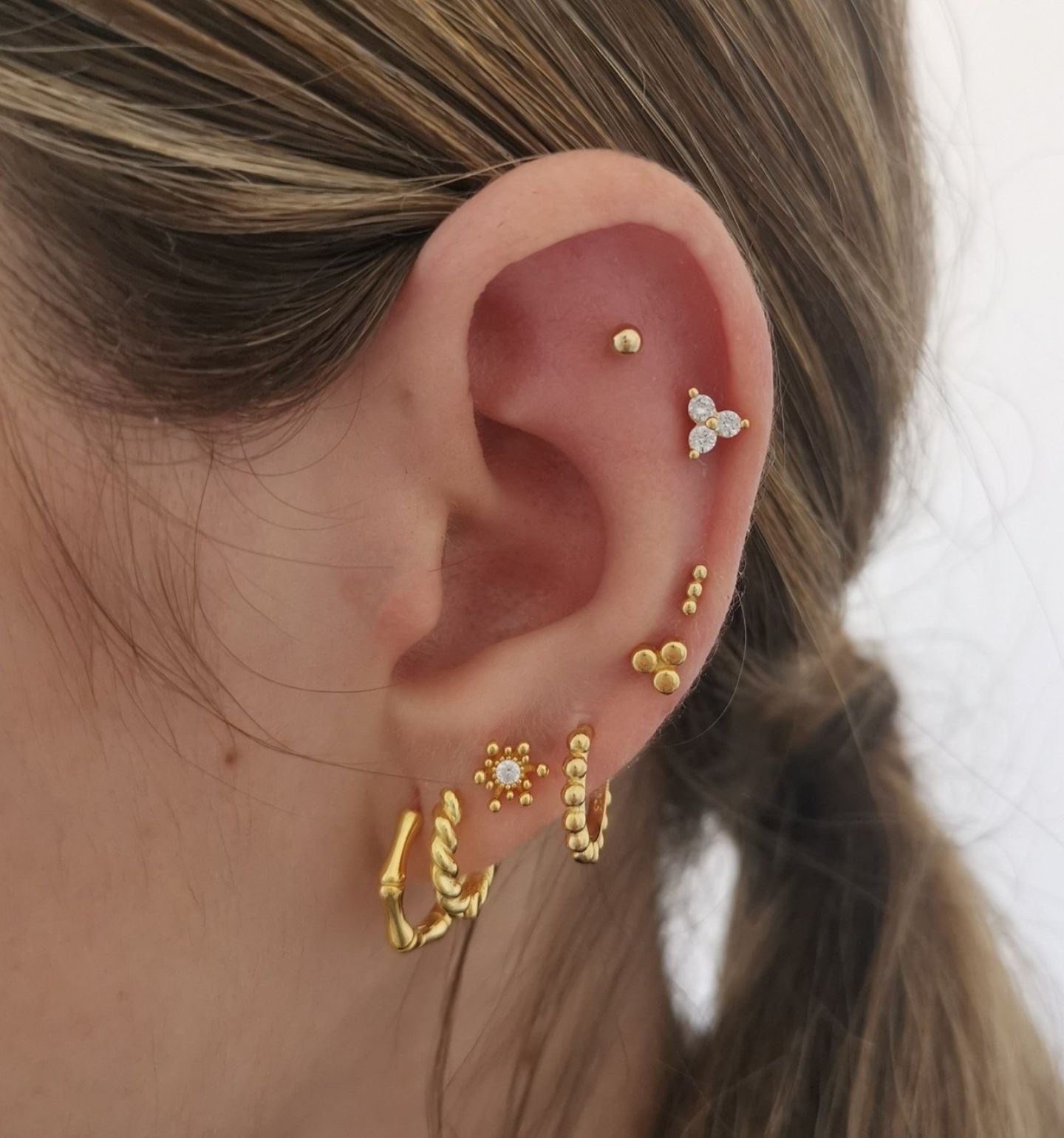 Mini Ball Gold Piercing 