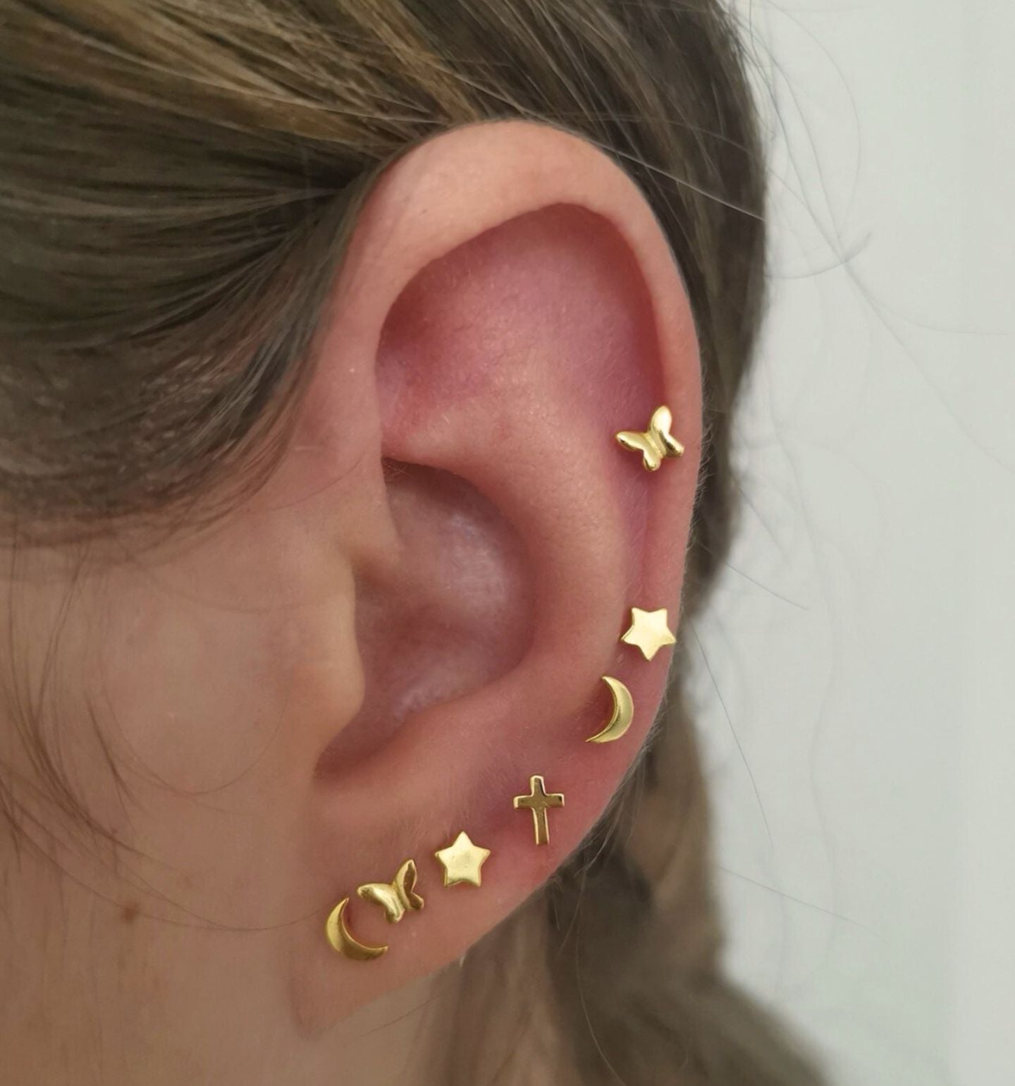 Mini Moon Gold Piercing