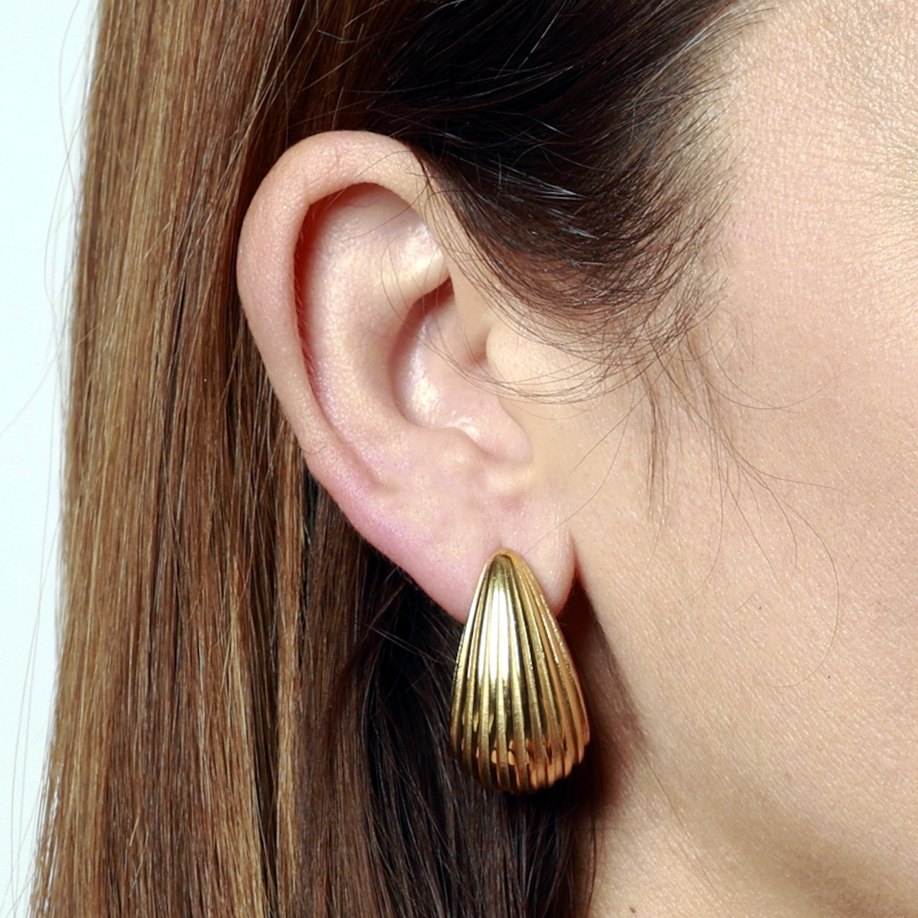 Twist Gold Earrings