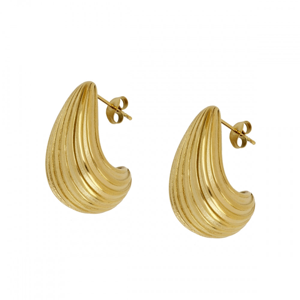 Twist Gold Earrings