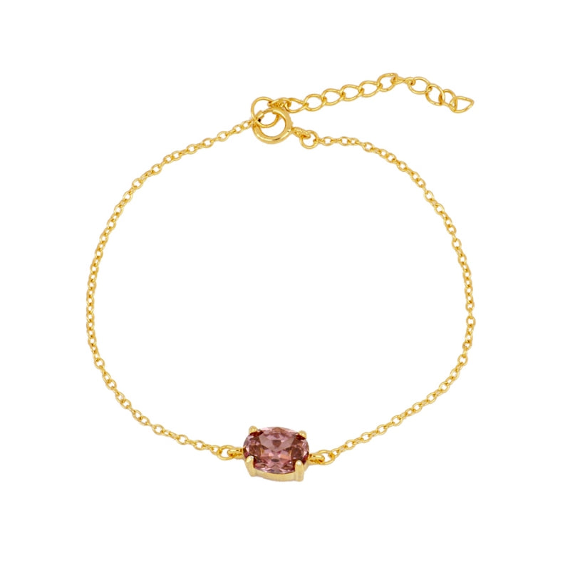 Classic Purple Gold Bracelet