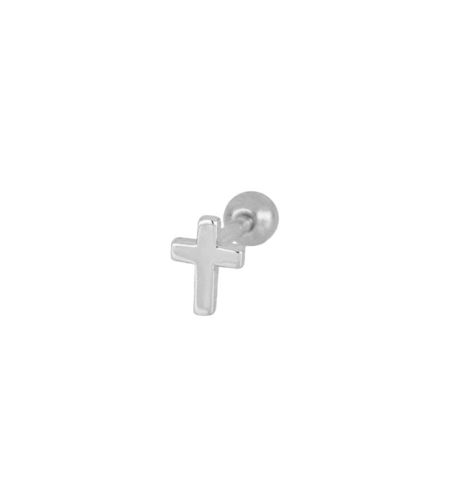 Mini Cross Silver Piercing