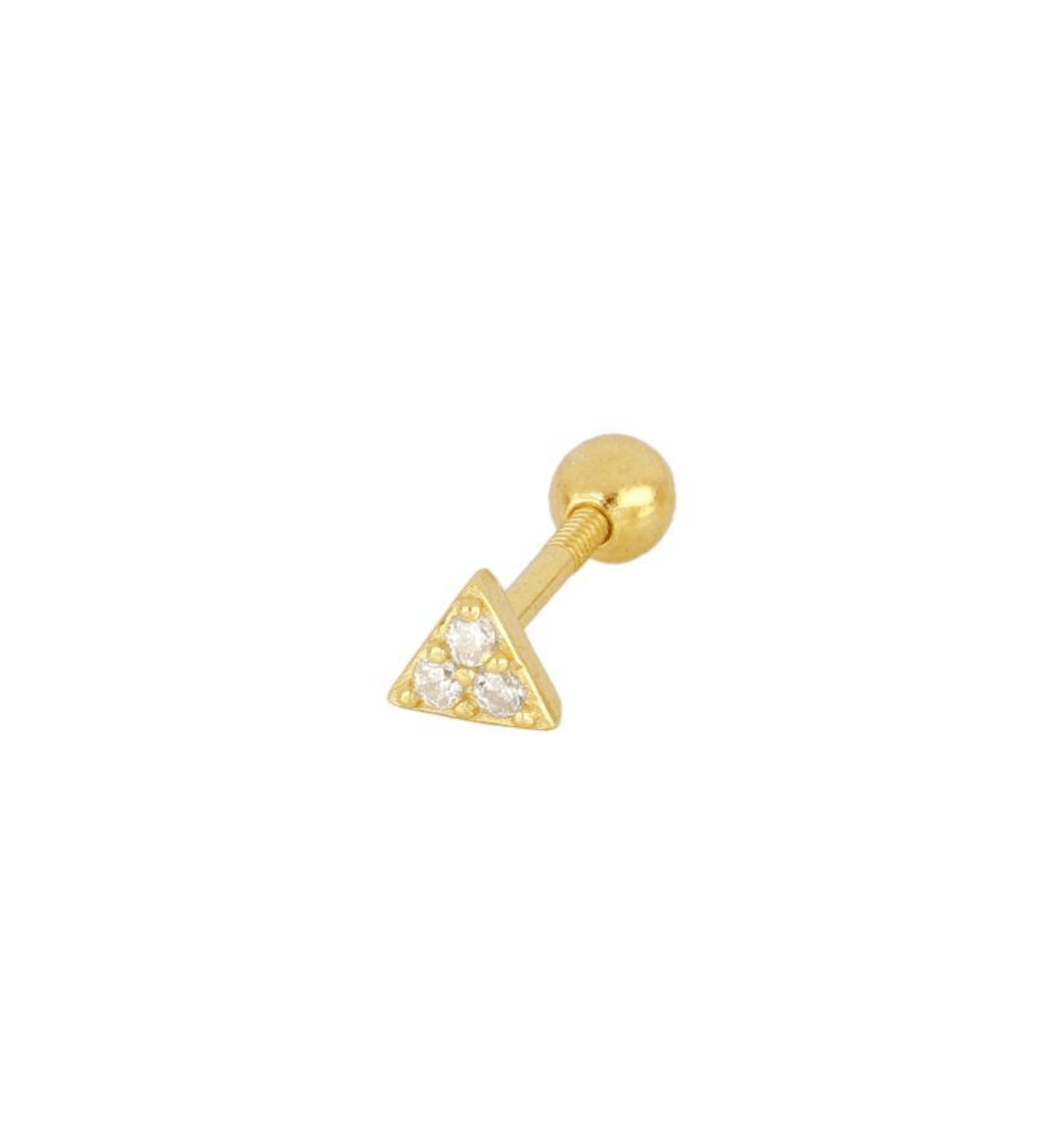 Mini Gold Triangle Piercing