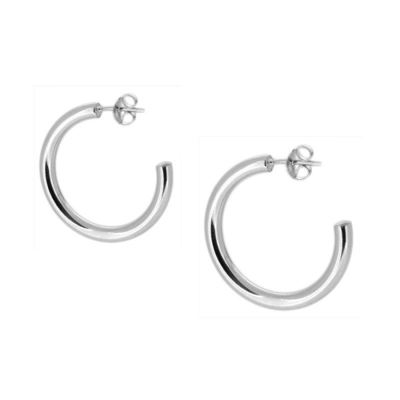 Pendientes Aro M Silver