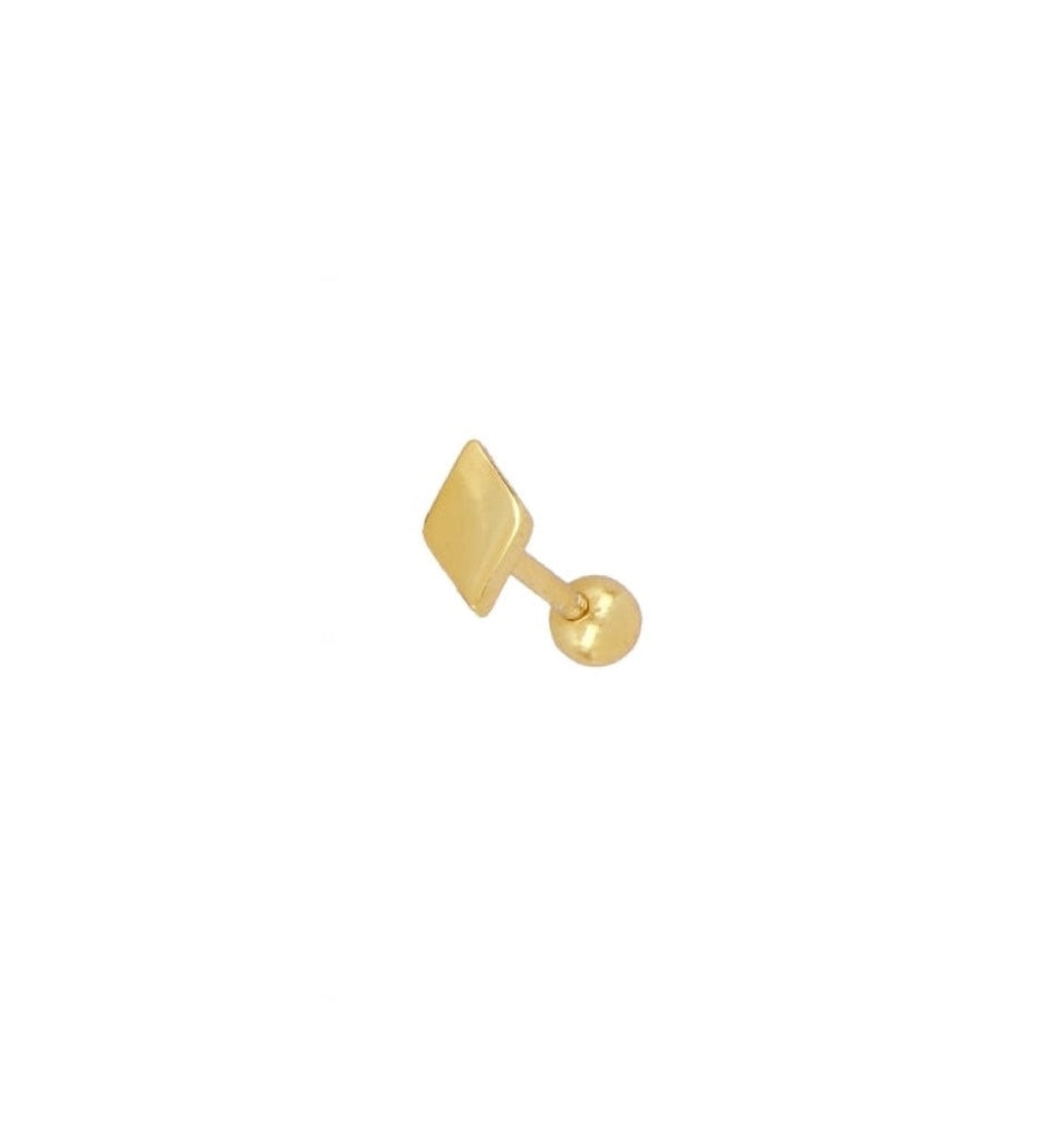 Gold Rhombus Piercing