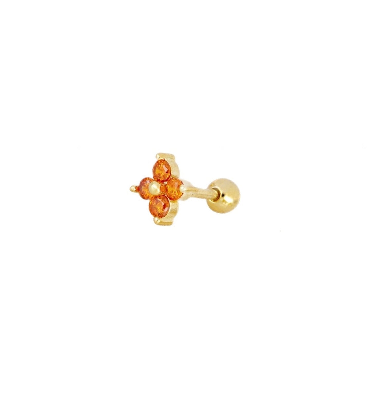 Orange Gold Gala Piercing