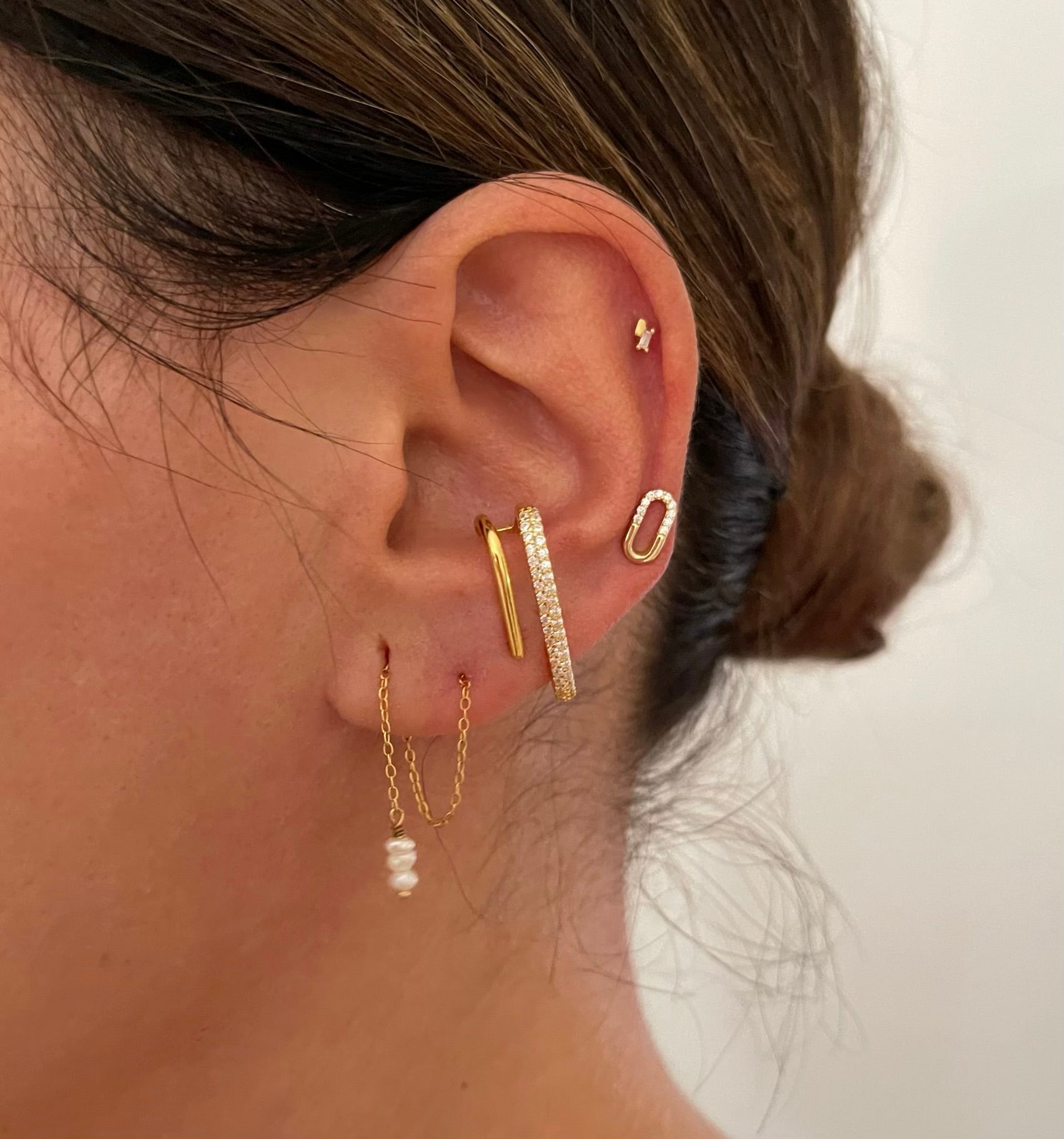 Paris Gold Earrings