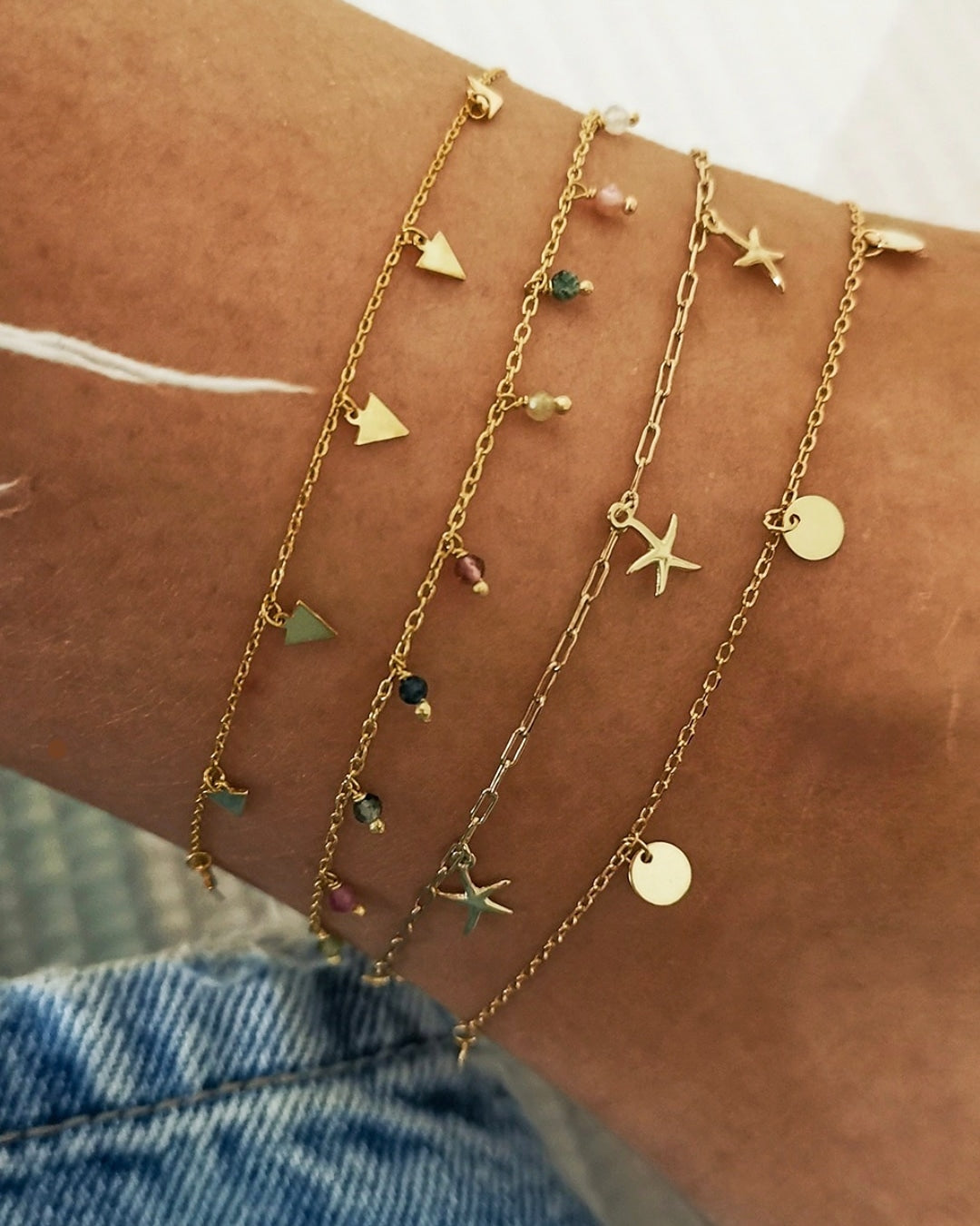 Sea Gold Anklet