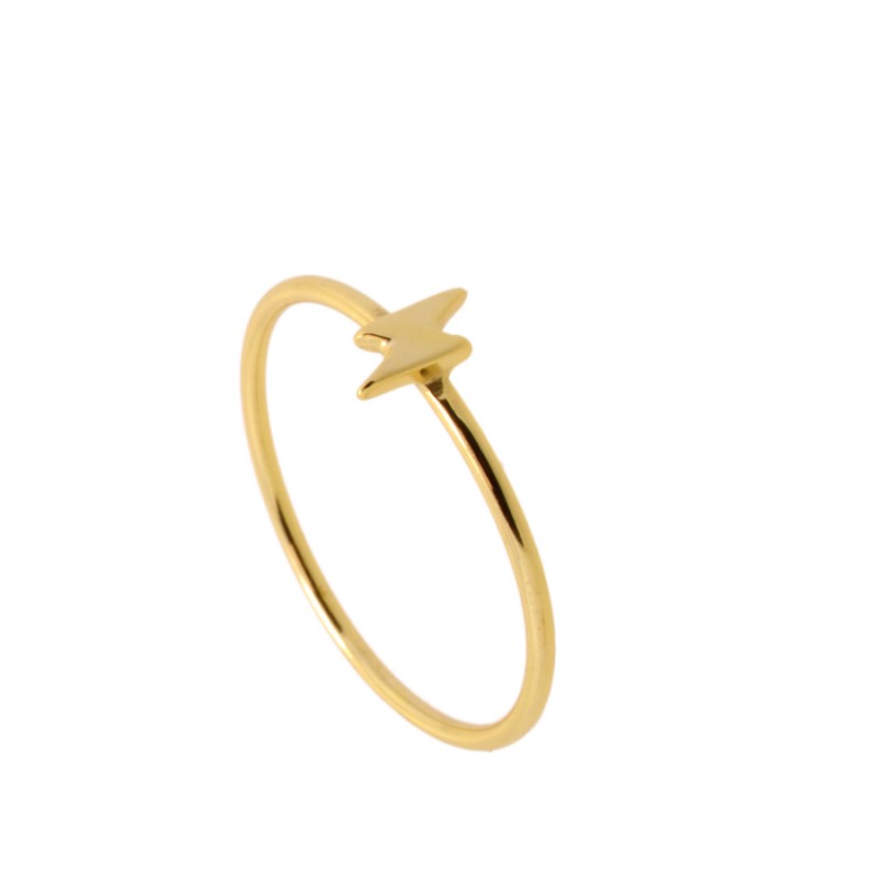 Gold Lightning Ring