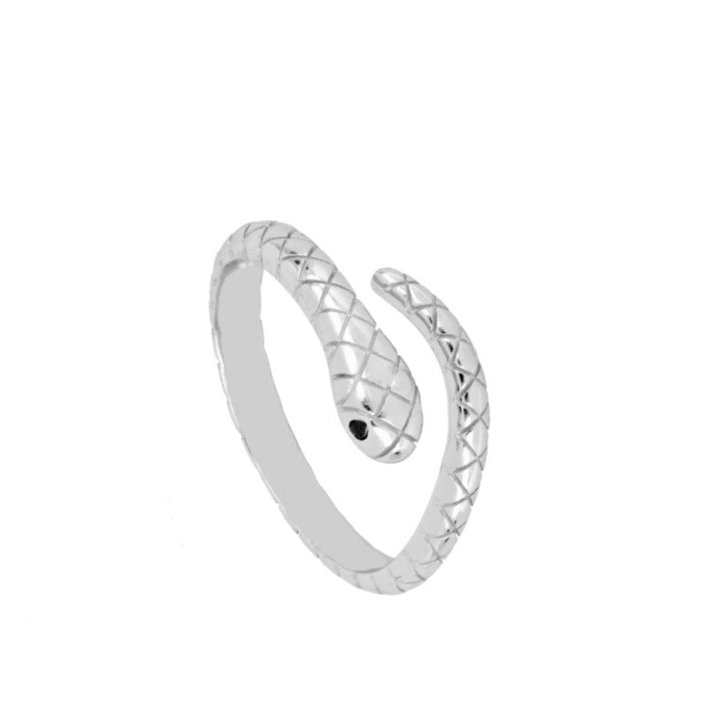 Snake Luxe Silver Ring