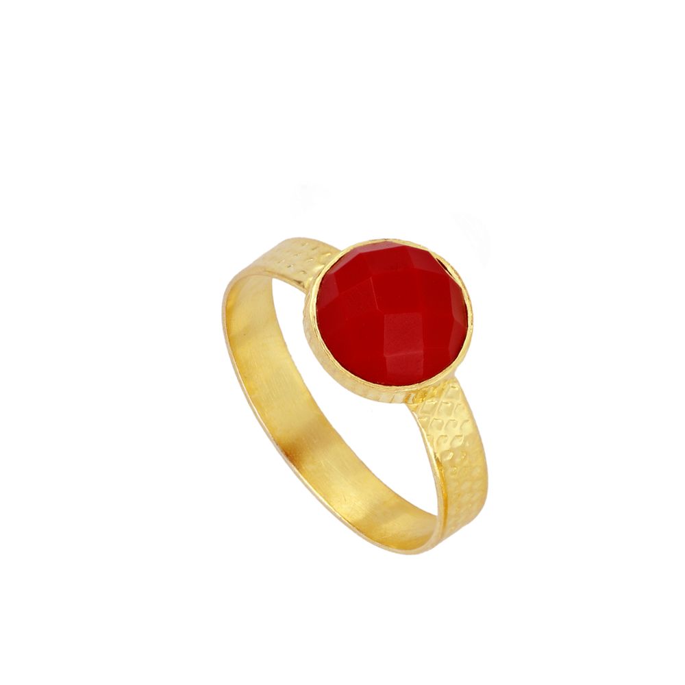 Julie Red Gold Ring