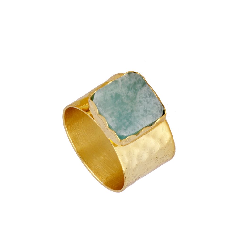 Anillo Zia Blue Gold