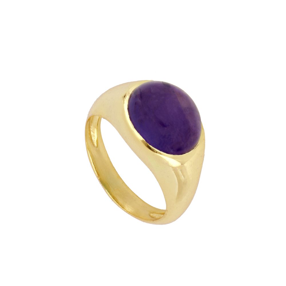 Fancy Violet Gold Ring