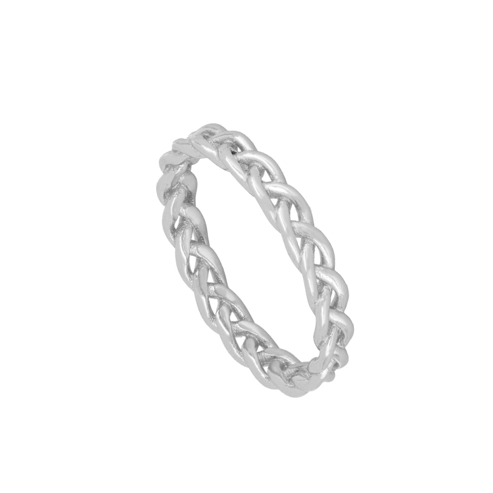 Silver Braid Ring