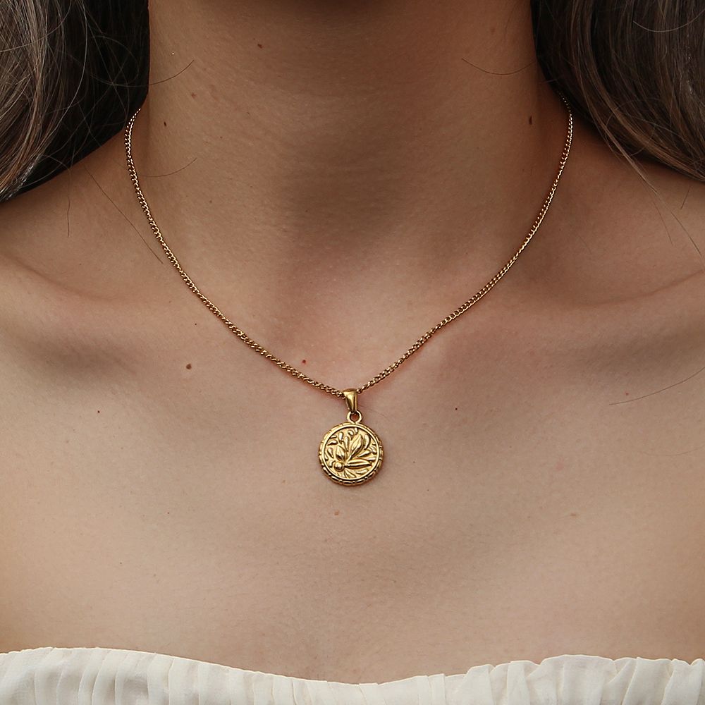 Golden Flower Necklace