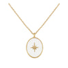 Compass Rose Gold Necklace