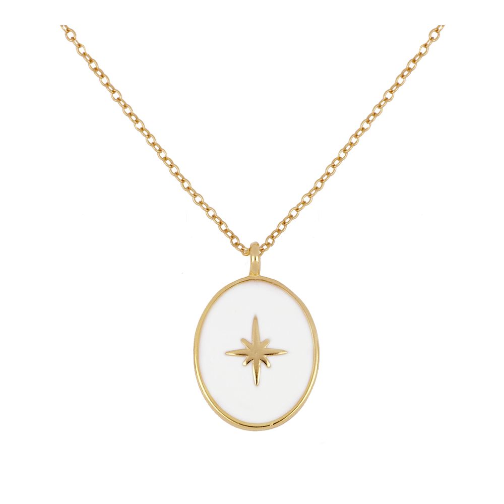 Compass Rose Gold Necklace