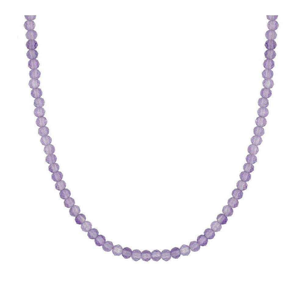 Alis Purple Silver Necklace