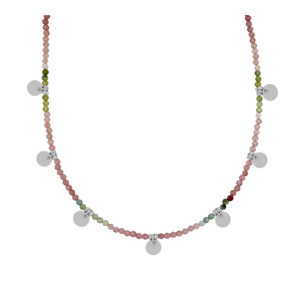 Nadine Color Silver Necklace