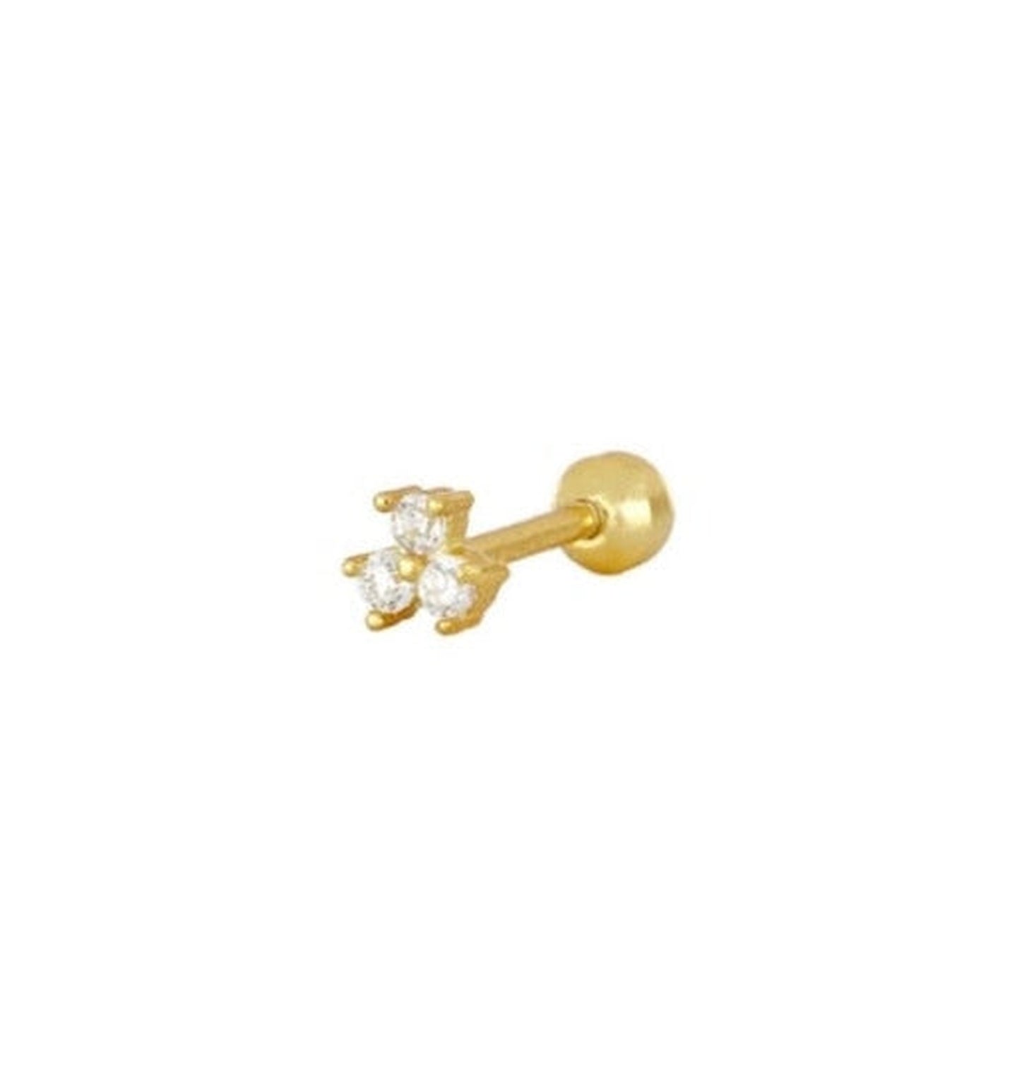 Piercing Flor Gold