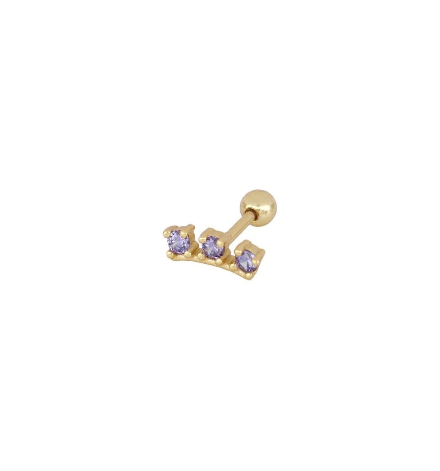 Piercing Violet Lia Gold