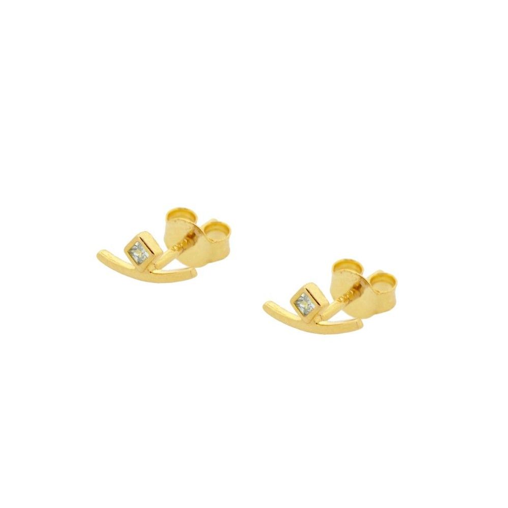 Tailor Gold Earrings