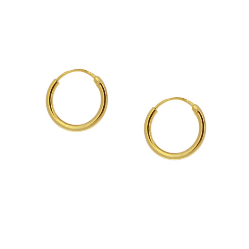 Mini Gold 2 Hoop Earrings