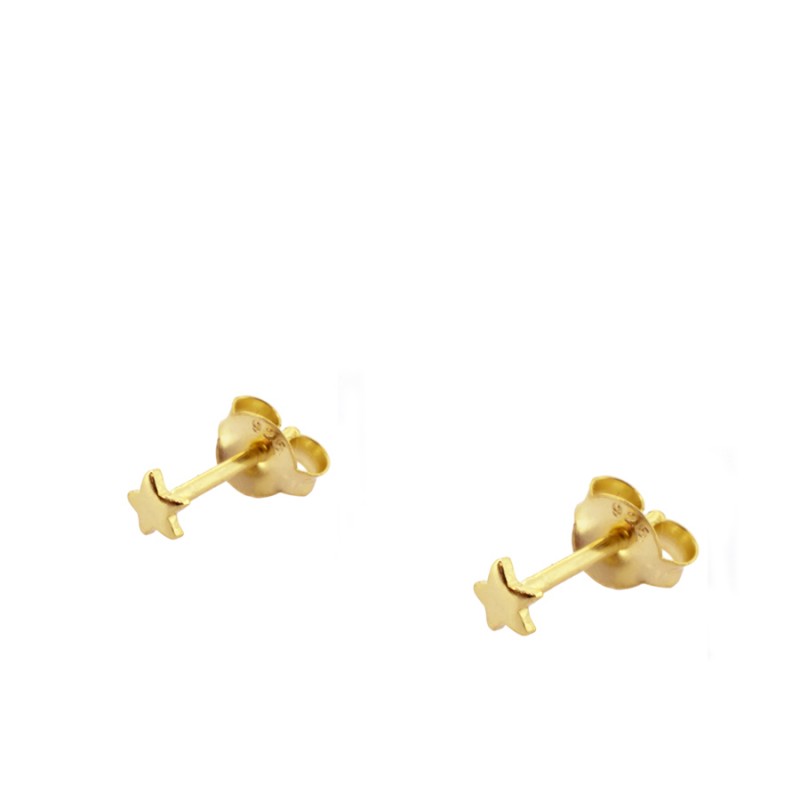 Star Mini Gold Earrings