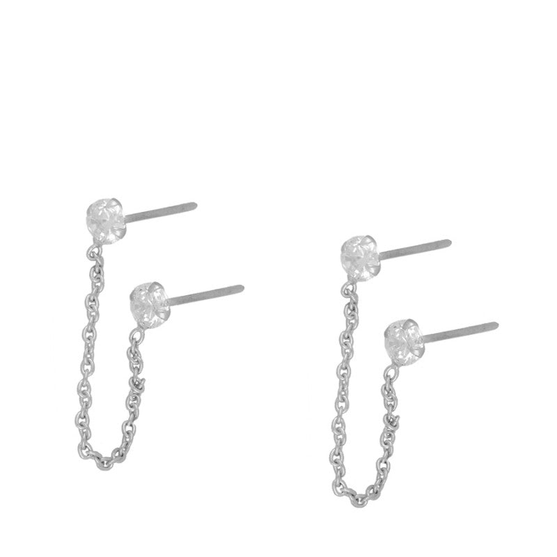 Pendientes Chiara Silver