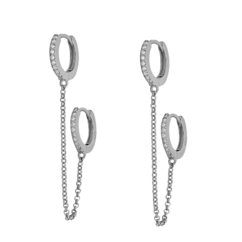 Pendientes Mabel Silver