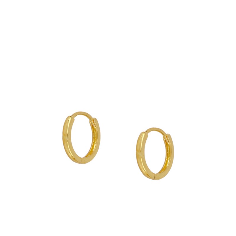 Super mini Croix Gold Earrings