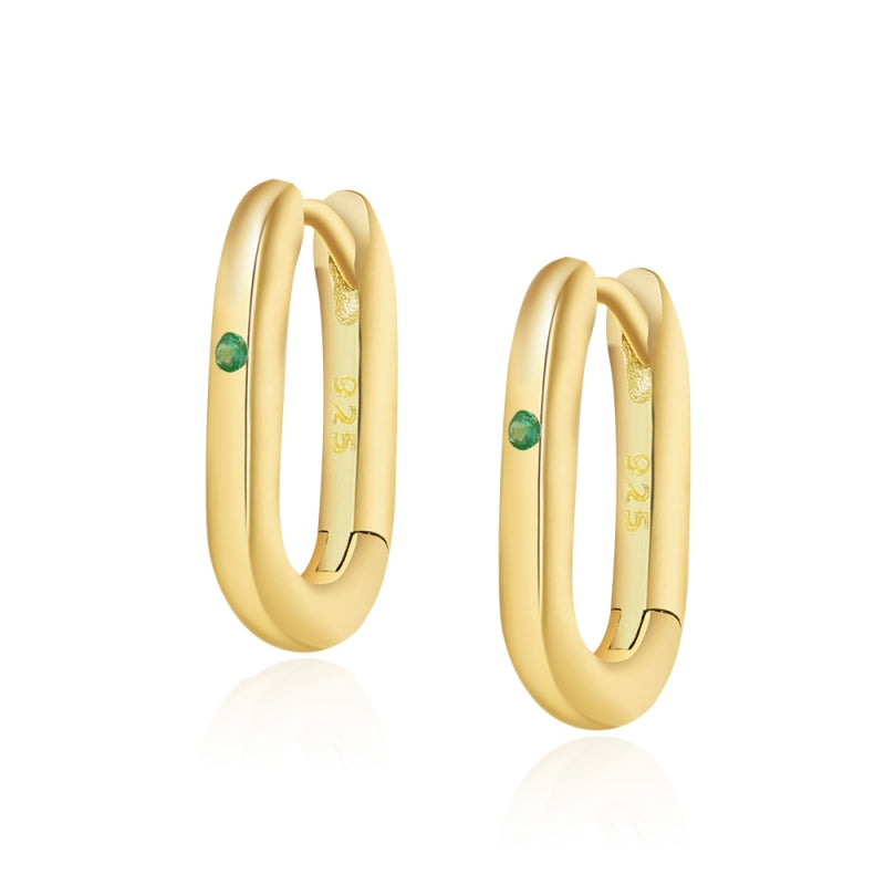 Duali Green Gold Earrings