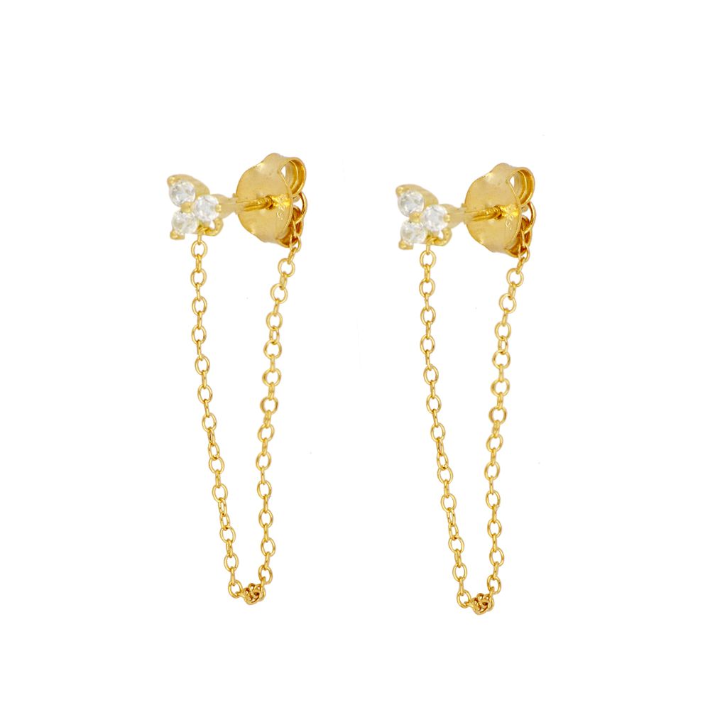 Pendientes Fiorella Bibi Gold