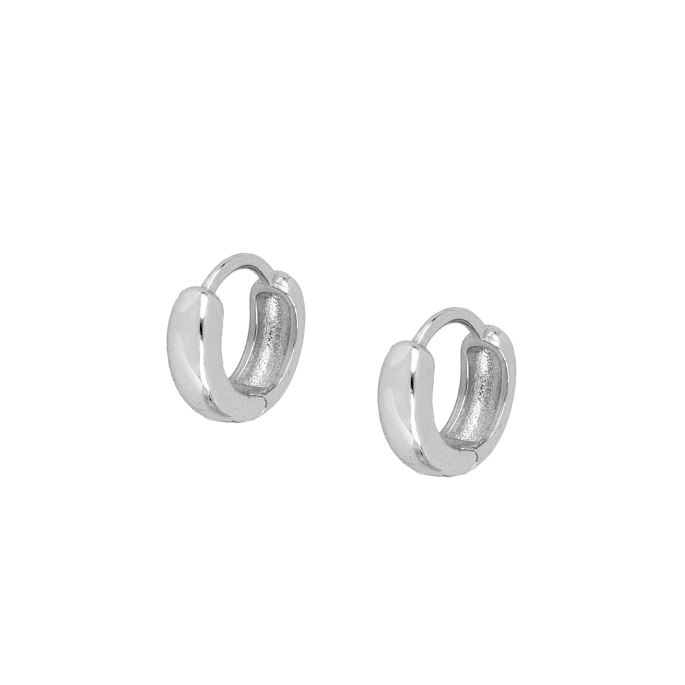 Liss Silver Hoop Earrings