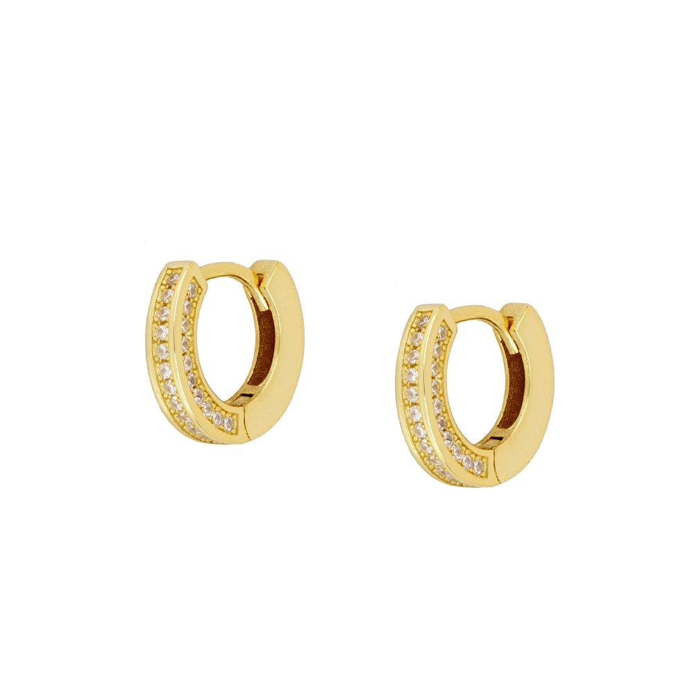 Salma Gold Hoop Earrings