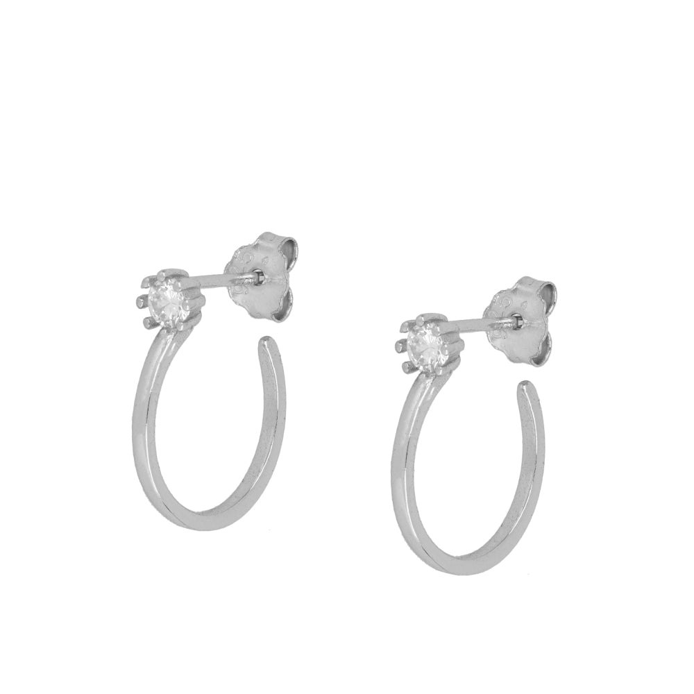 Daina Silver Earrings