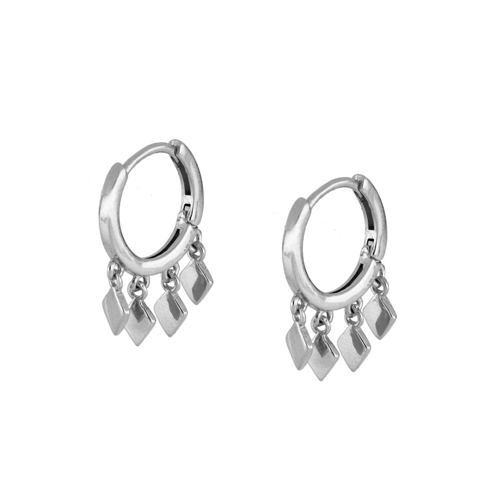 Cata Silver Earrings