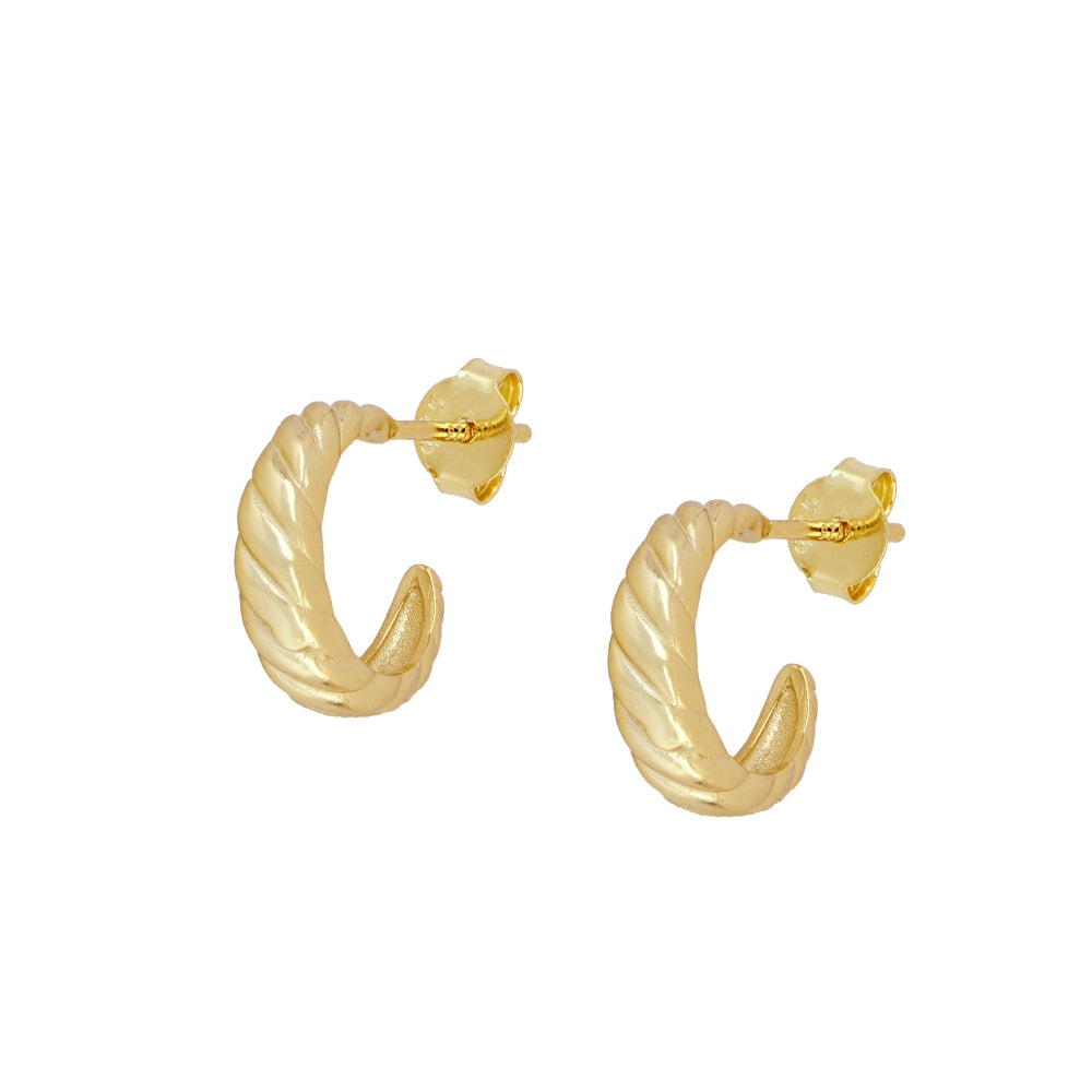 Carol Gold Hoop Earrings