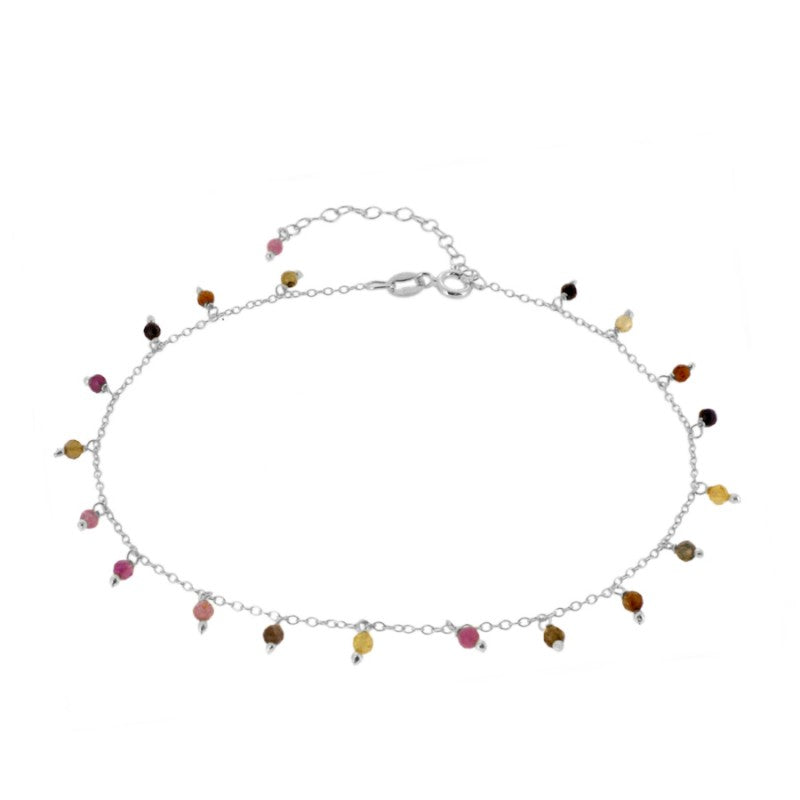 Amazonas Color Silver Anklet