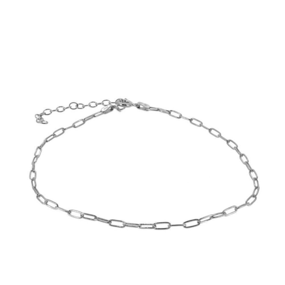 Tobillera Chain Silver