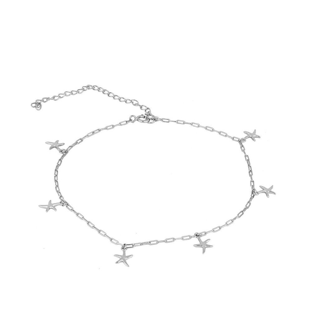 Sea Silver Anklet