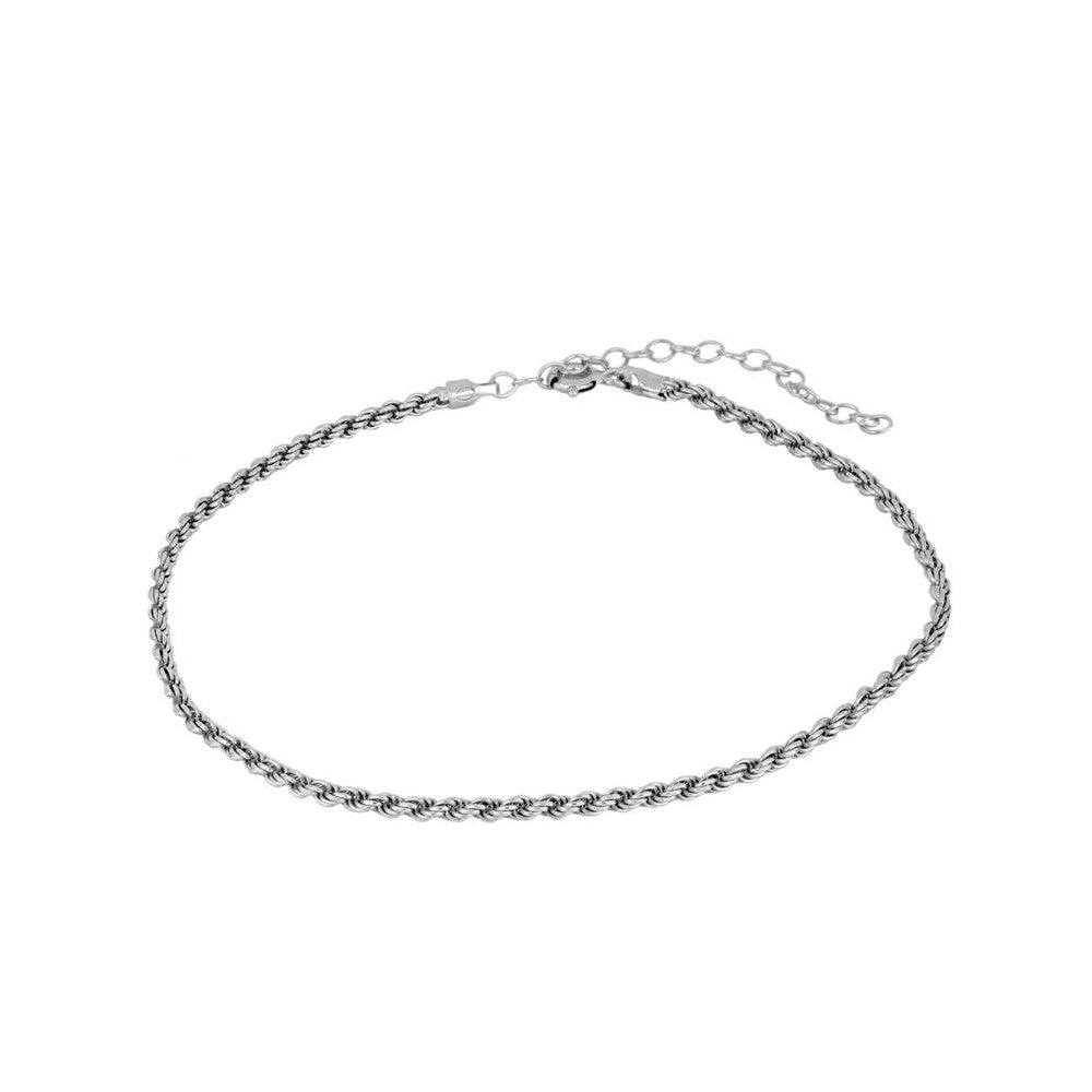 Maya Silver Anklet